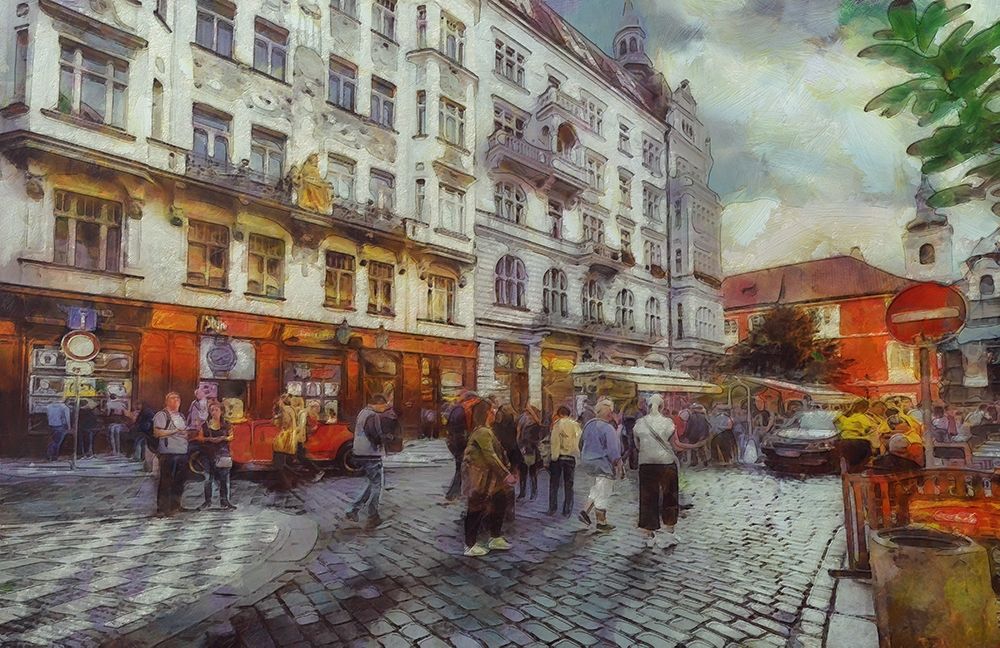 Prague On the Go I art print by Ronald Bolokofsky for $57.95 CAD