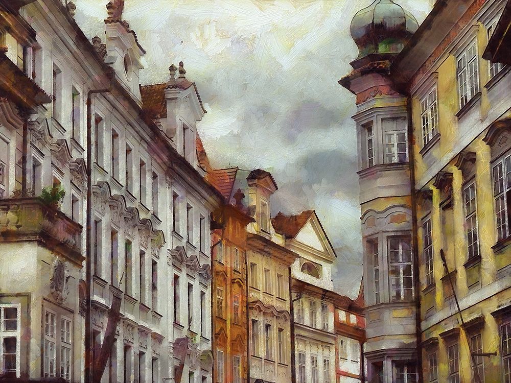 Prague Architecture art print by Ronald Bolokofsky for $57.95 CAD