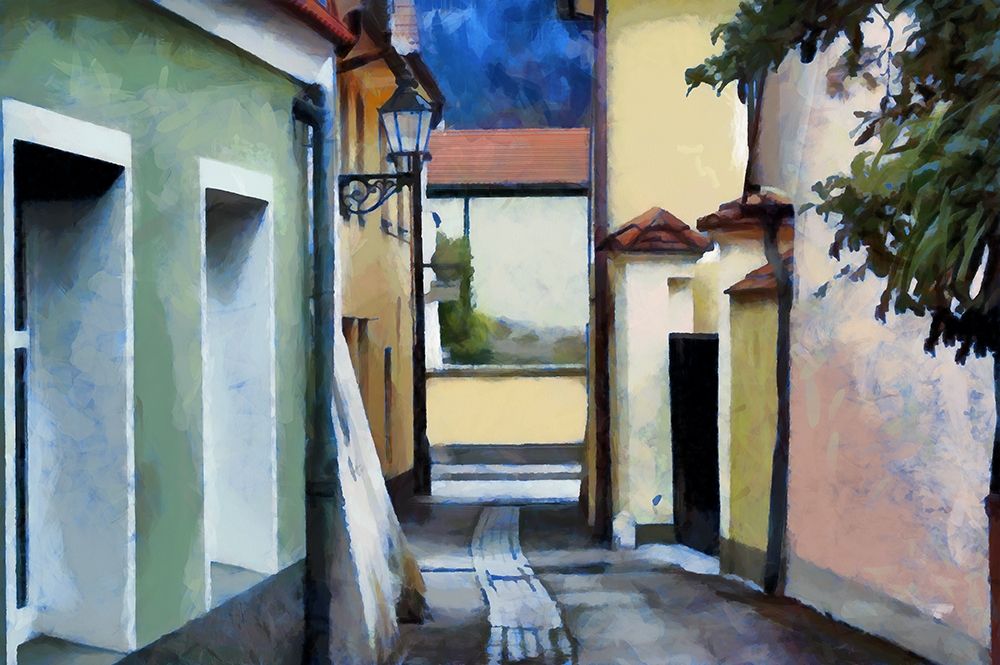 Narrow Street art print by Ronald Bolokofsky for $57.95 CAD