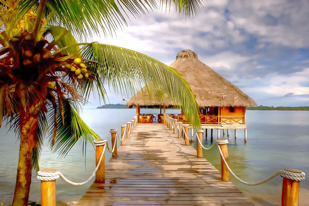 Chiringuito en Bocas del Toro art print by Ronald Bolokofsky for $57.95 CAD