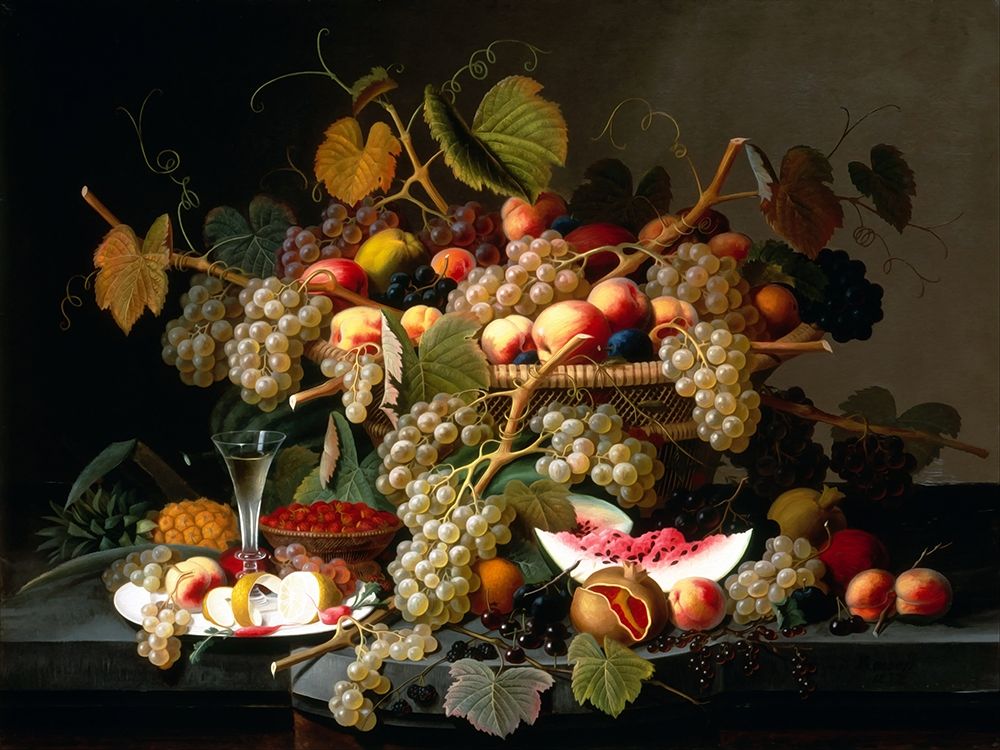 Still Life with Fruit art print by Ronald Bolokofsky for $57.95 CAD