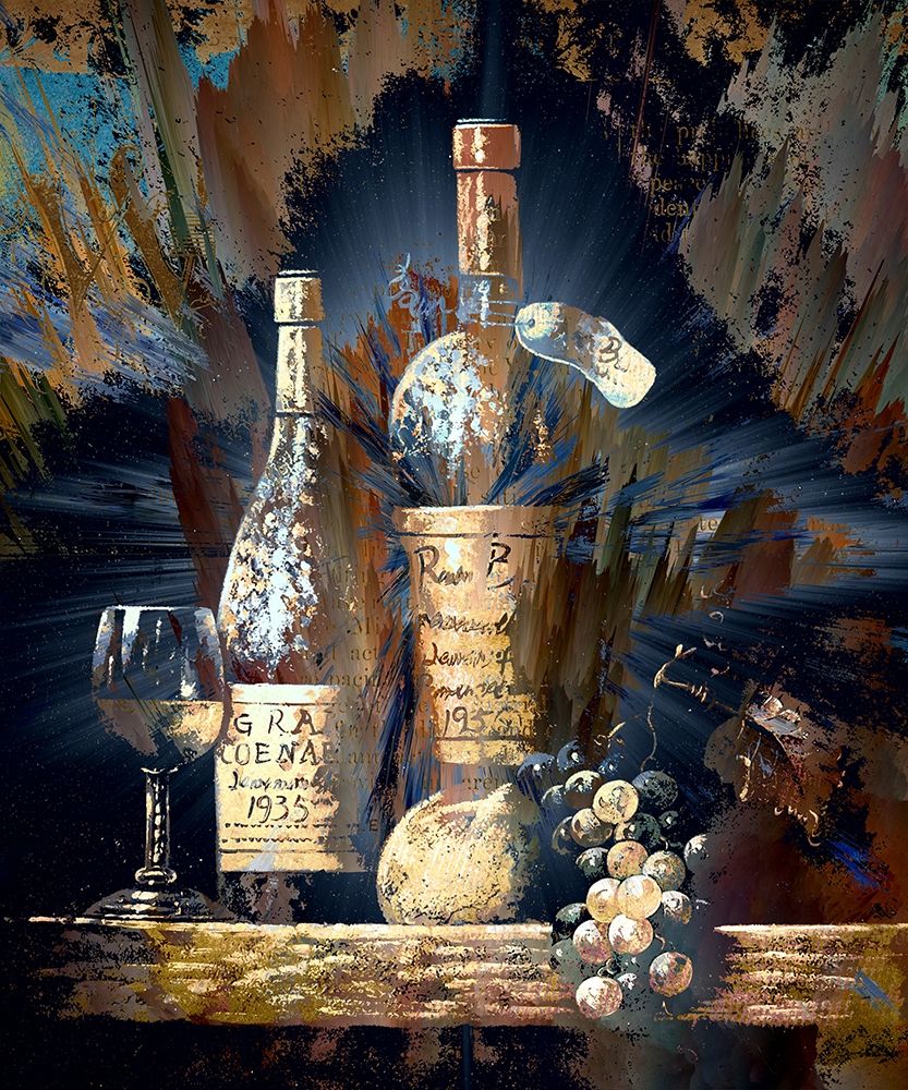 Vintage Wine II art print by Ronald Bolokofsky for $57.95 CAD