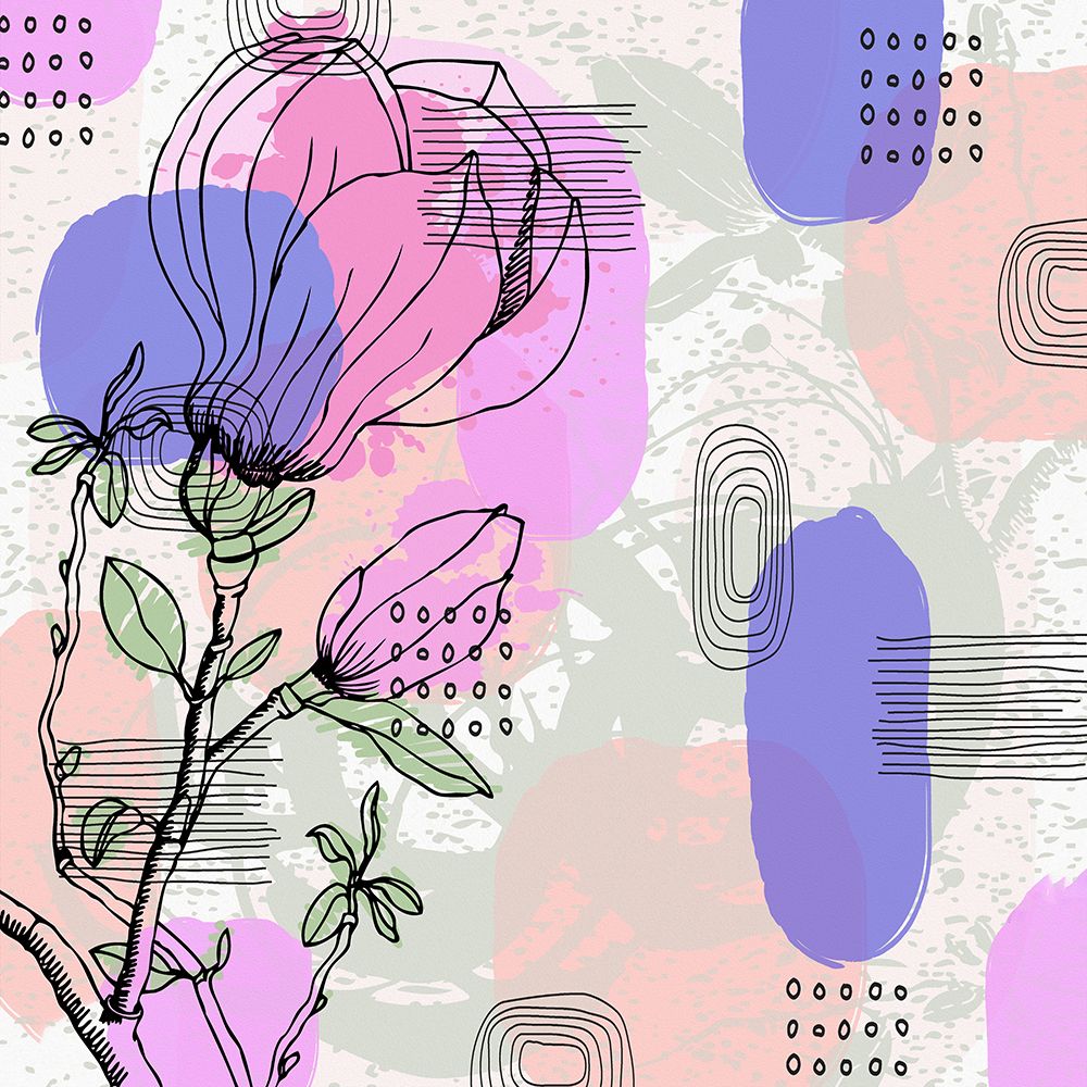 Abstract Flower 112 art print by Ronald Bolokofsky for $57.95 CAD