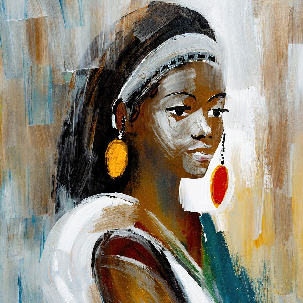 African American Fashionista VI art print by Ronald Bolokofsky for $57.95 CAD