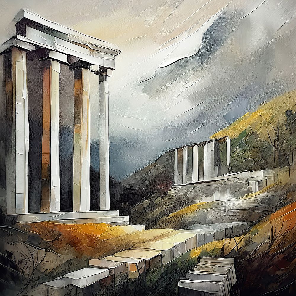 Ruins at Dusk art print by Ronald Bolokofsky for $57.95 CAD