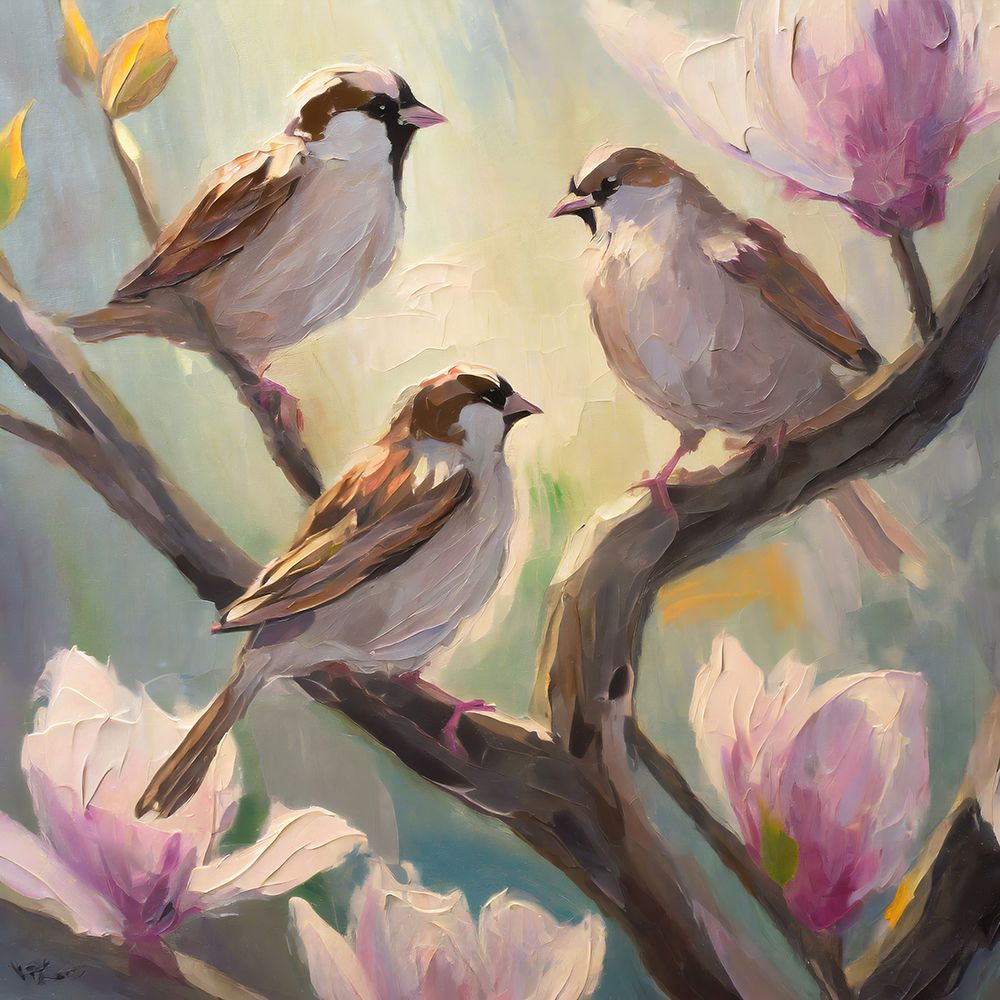 Tranquil Aviary art print by Ronald Bolokofsky for $57.95 CAD