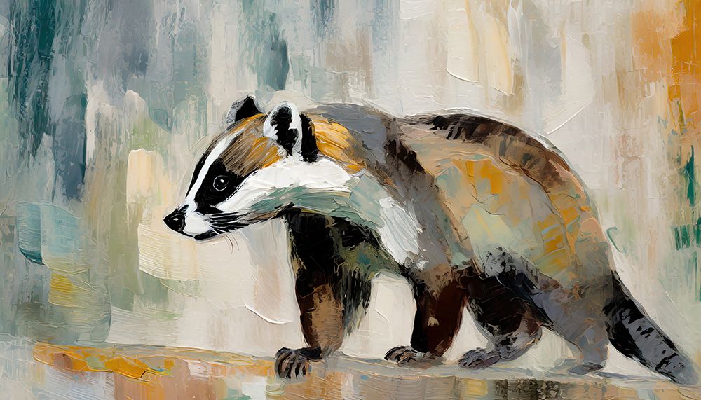 Badger in Expression art print by Ronald Bolokofsky for $57.95 CAD