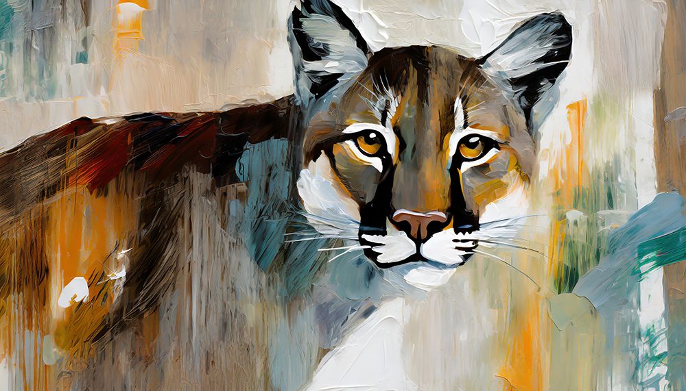 Cougar Stare art print by Ronald Bolokofsky for $57.95 CAD