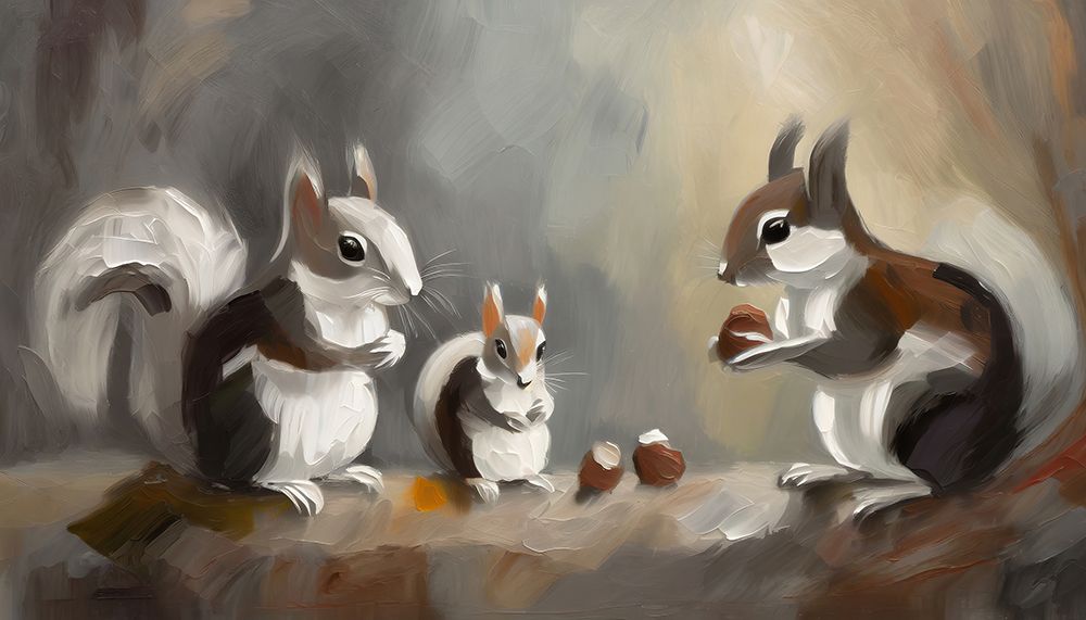 Furry Foragers art print by Ronald Bolokofsky for $57.95 CAD
