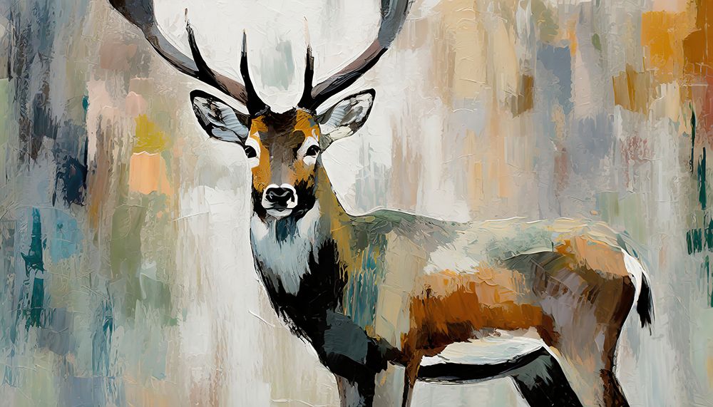 Noble Stag art print by Ronald Bolokofsky for $57.95 CAD