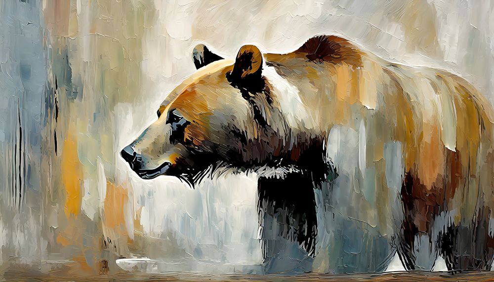 Solitary Bear art print by Ronald Bolokofsky for $57.95 CAD