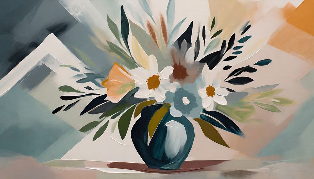 Geometric Bouquet art print by Ronald Bolokofsky for $57.95 CAD