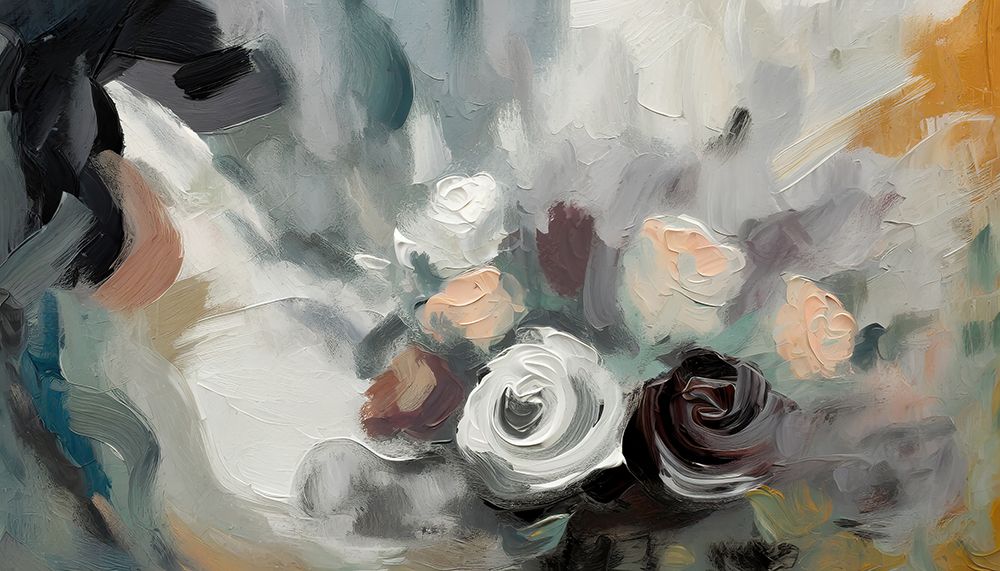 Roses in Oil art print by Ronald Bolokofsky for $57.95 CAD