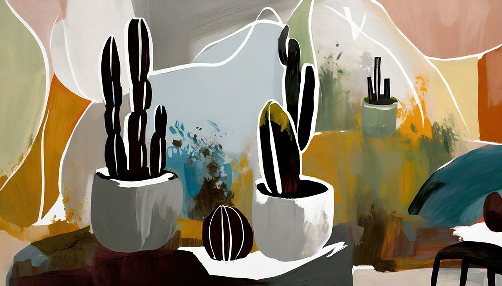 Saguaro Silhouettes art print by Ronald Bolokofsky for $57.95 CAD