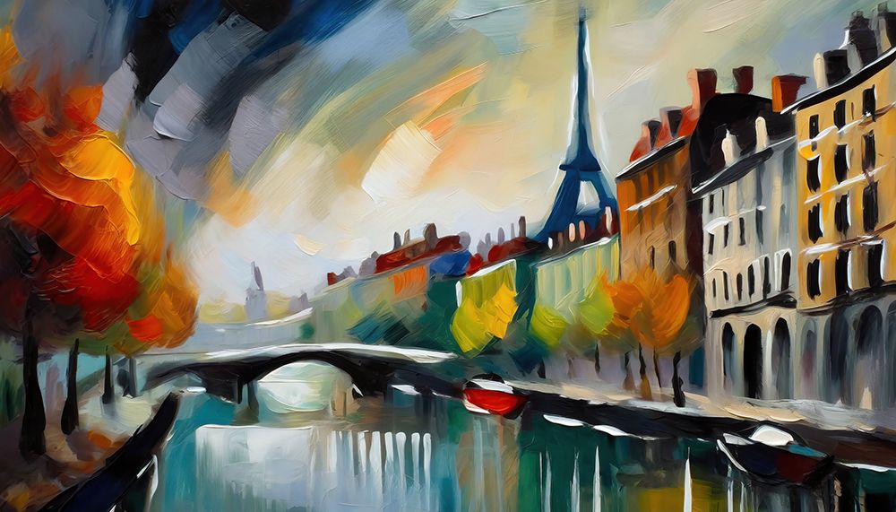 Along the Seine I art print by Ronald Bolokofsky for $57.95 CAD