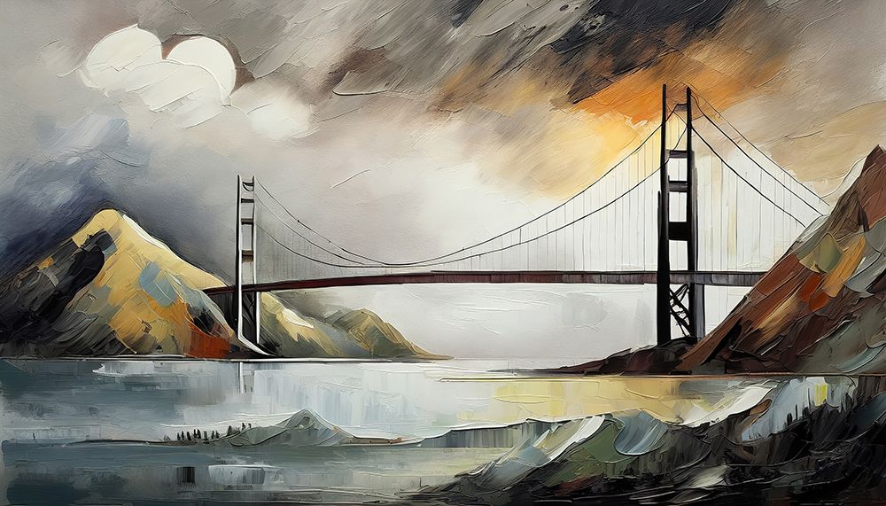Golden Gate Twilight art print by Ronald Bolokofsky for $57.95 CAD