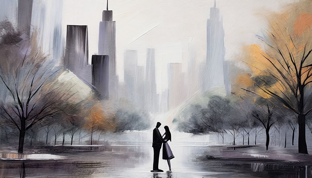 Love in the Metropolis art print by Ronald Bolokofsky for $57.95 CAD