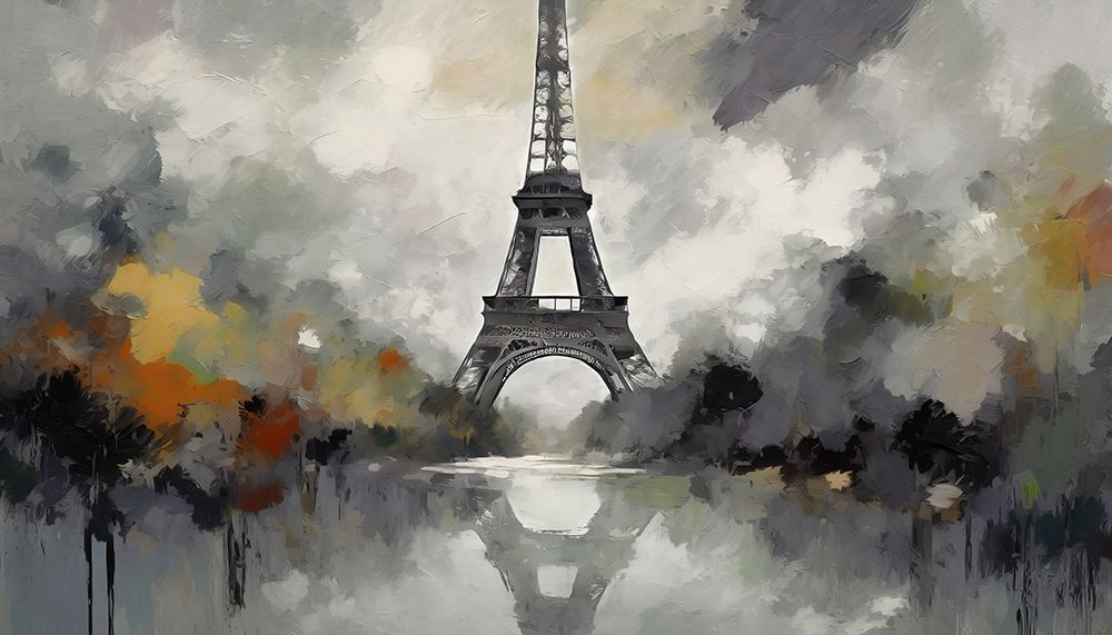 Paris, in Profile art print by Ronald Bolokofsky for $57.95 CAD