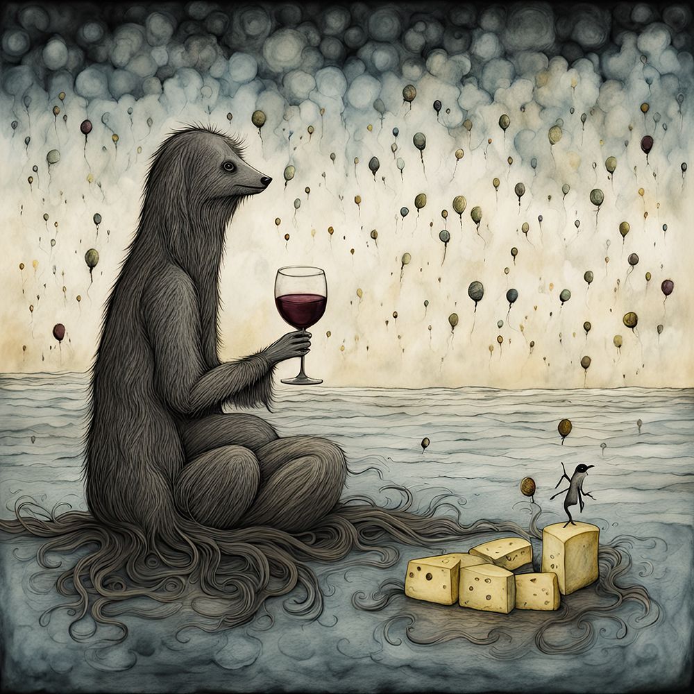 A Toast to Cheese art print by Ronald Bolokofsky for $57.95 CAD