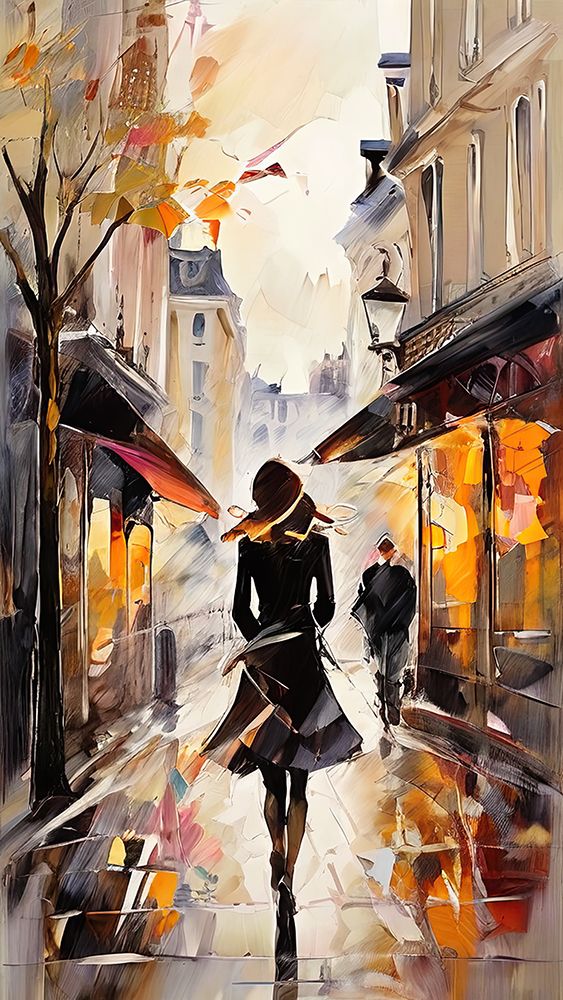 Walking Woman art print by Ronald Bolokofsky for $57.95 CAD