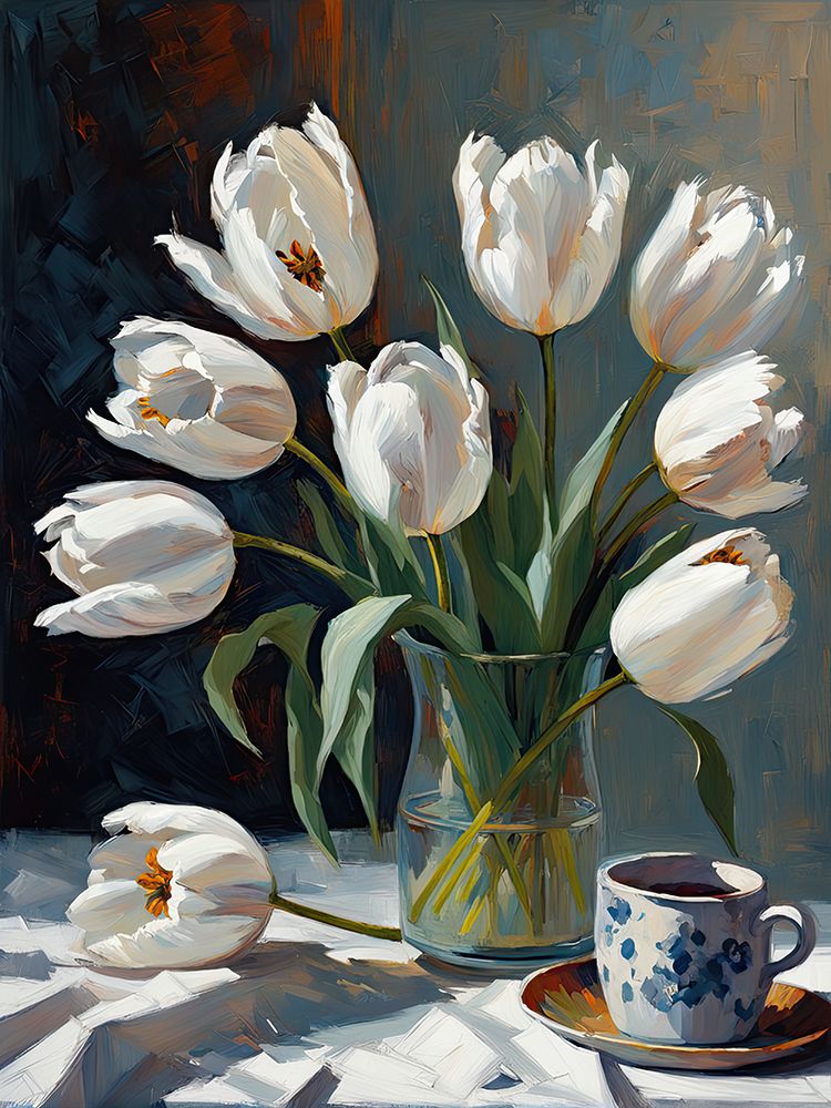 White Tulip Harmony art print by Ronald Bolokofsky for $57.95 CAD