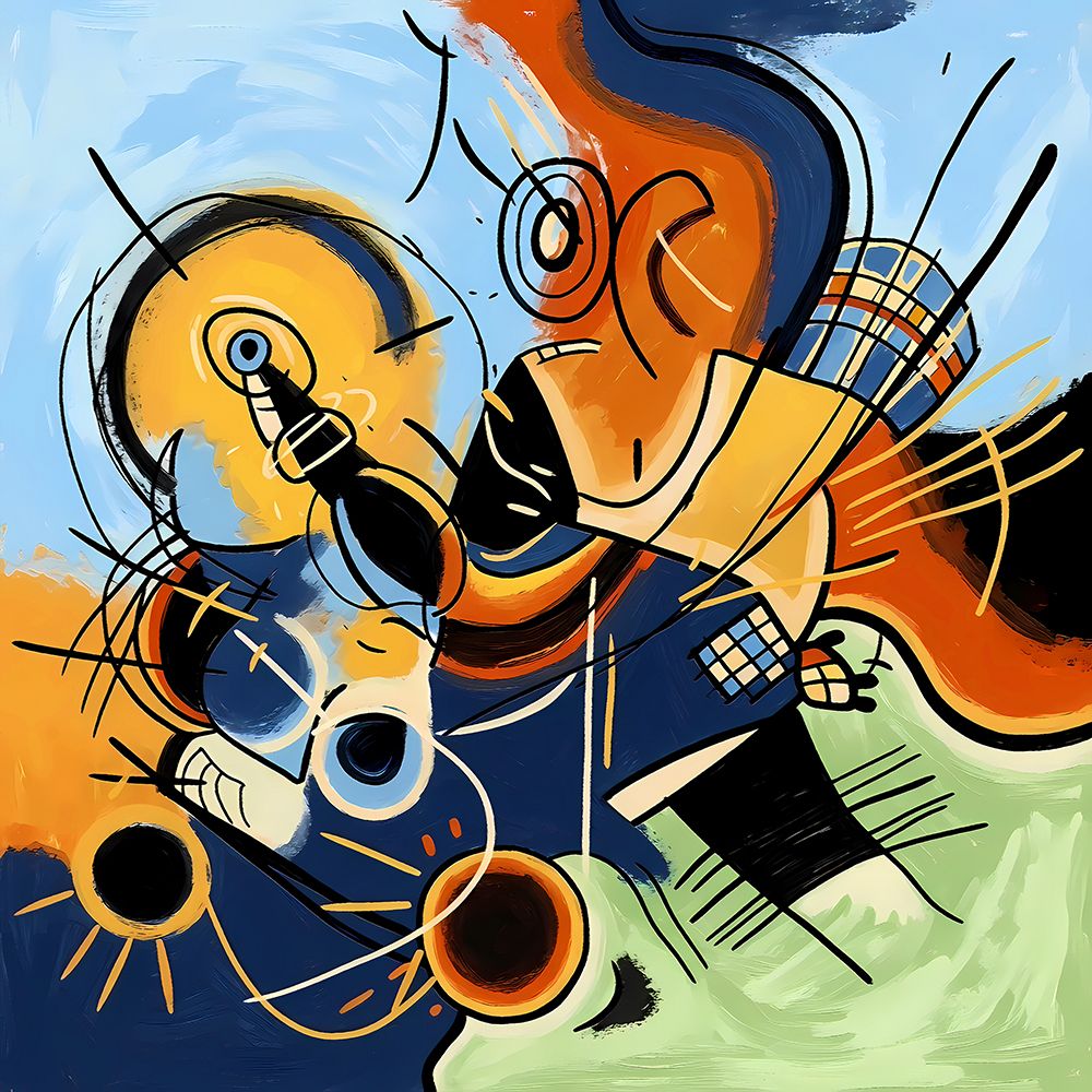 Sunburst Rhythms I art print by Ronald Bolokofsky for $57.95 CAD