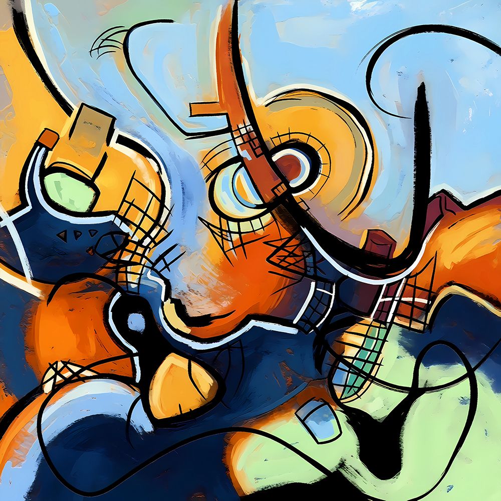 Sunburst Rhythms II art print by Ronald Bolokofsky for $57.95 CAD