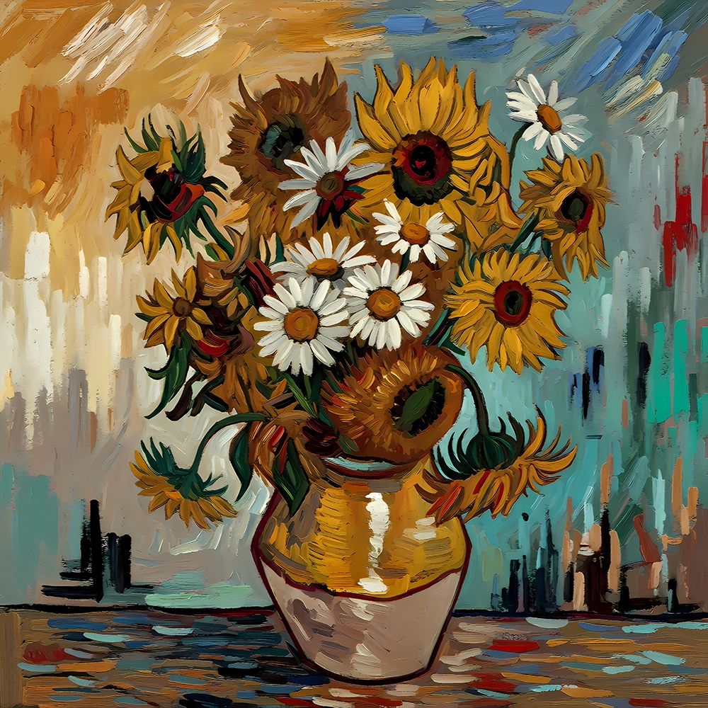 Sunflower Melody I art print by Ronald Bolokofsky for $57.95 CAD