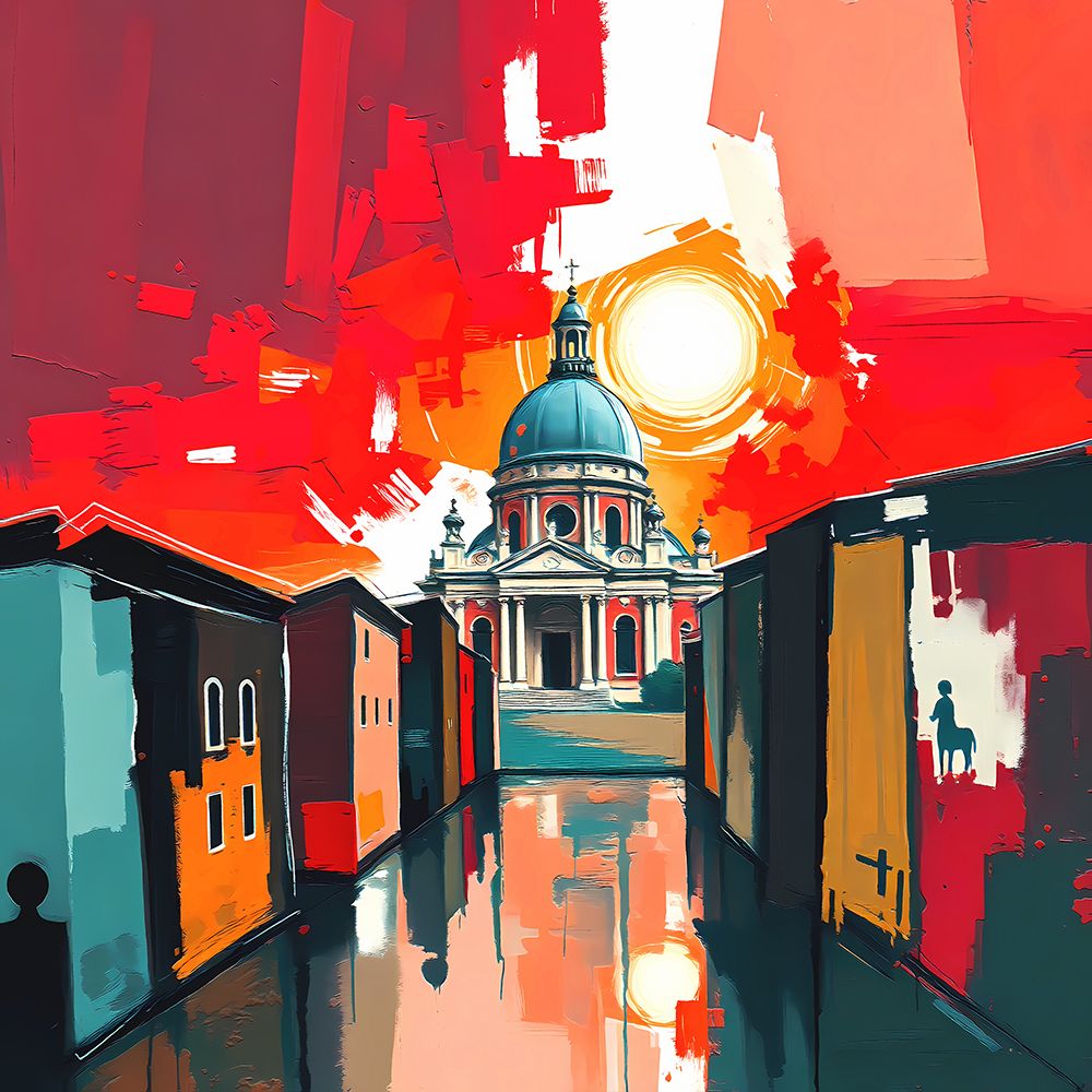 Venetian Blaze II art print by Ronald Bolokofsky for $57.95 CAD