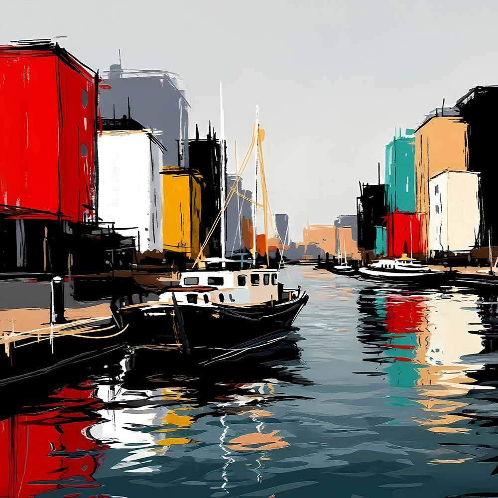 Waterfront Horizon art print by Ronald Bolokofsky for $57.95 CAD