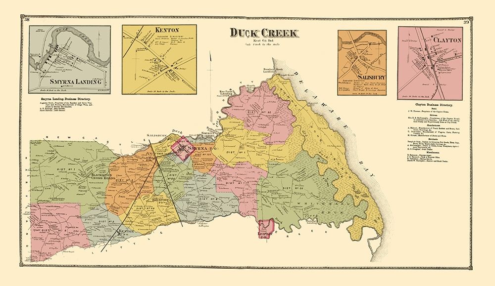 Duck Creek, Smyrna Landing, Kenton Delaware art print by Beers for $57.95 CAD