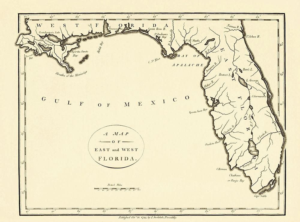 Florida - Stockdale 1794 art print by Stockdale for $57.95 CAD