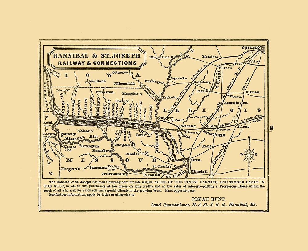 Missouri Illinois Railway - Thomas 1863  art print by Thomas for $57.95 CAD