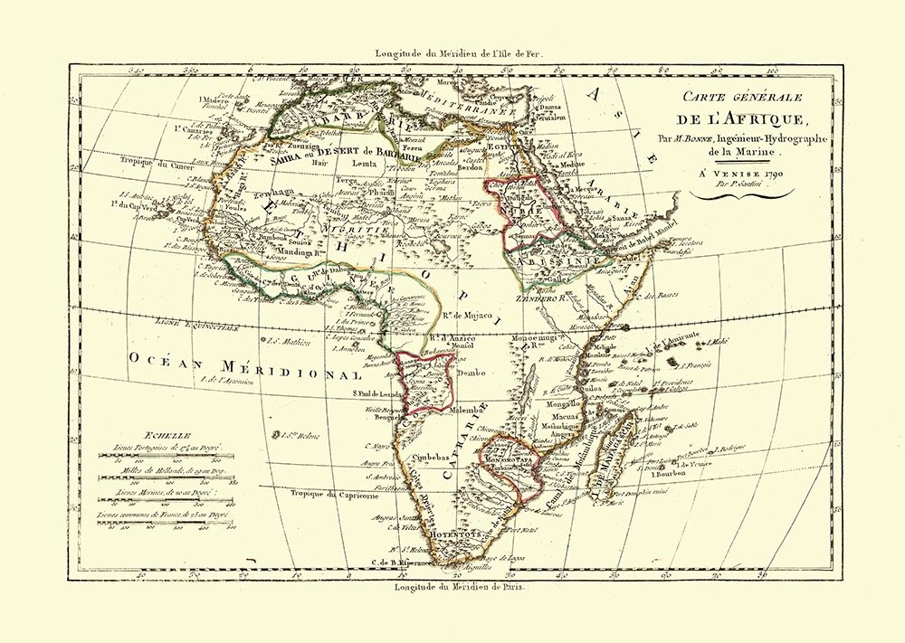 Africa - Santini 1794 art print by Santini for $57.95 CAD