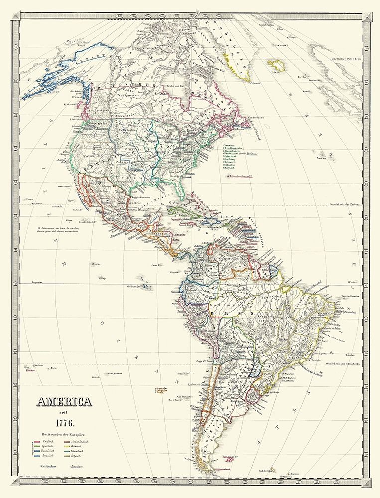 America - Spruner 1776 art print by Spruner for $57.95 CAD