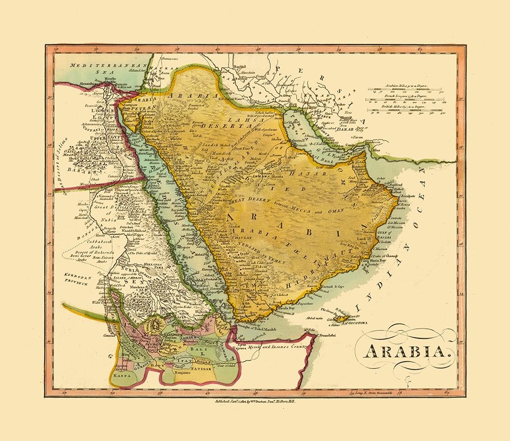 Arabia - Darton 1812 art print by Darton for $57.95 CAD