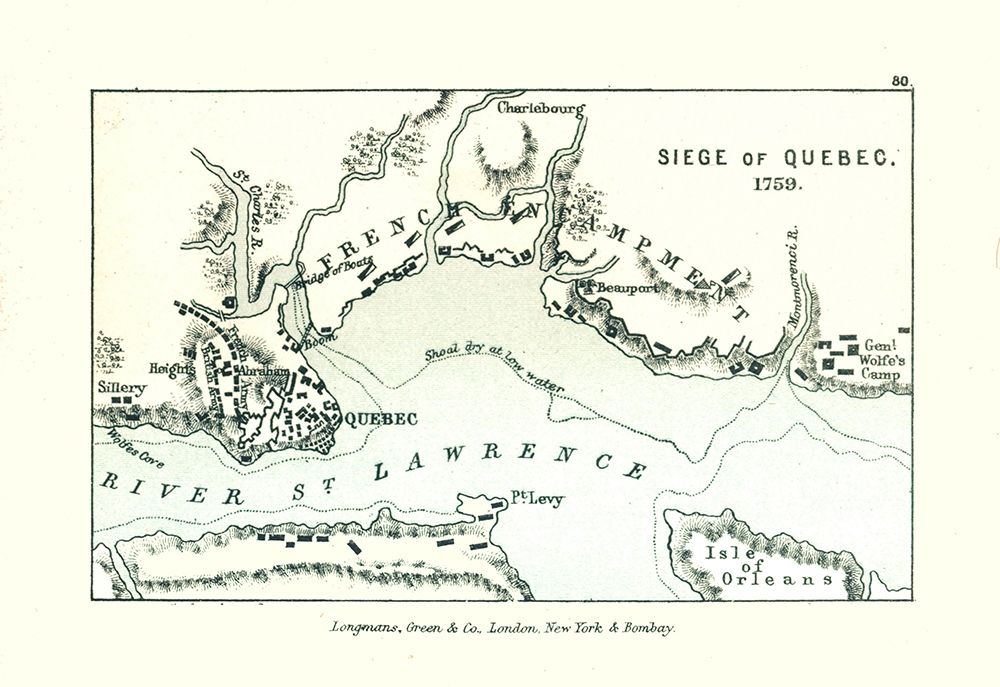 Siege of Quebec in 1759 Canada - Gardiner 1902 art print by Gardiner for $57.95 CAD