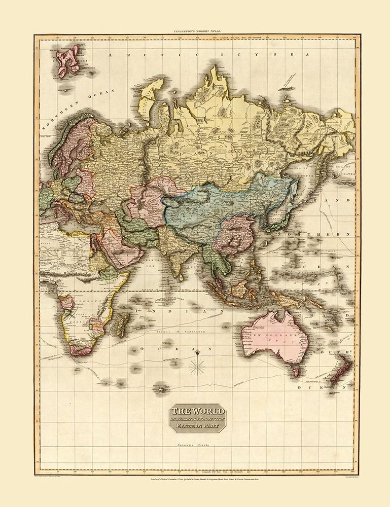 Eastern Hemisphere - Strand 1812 art print by Strand for $57.95 CAD