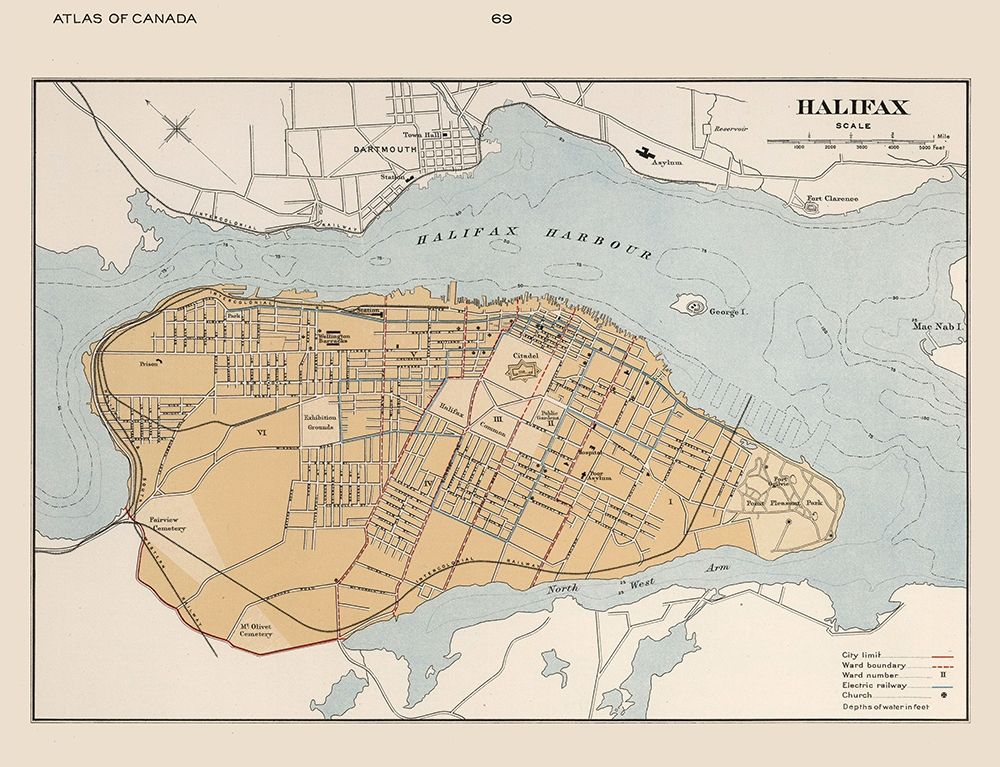 Halifax Canada - Chalifour 1915 art print by Chalifour for $57.95 CAD