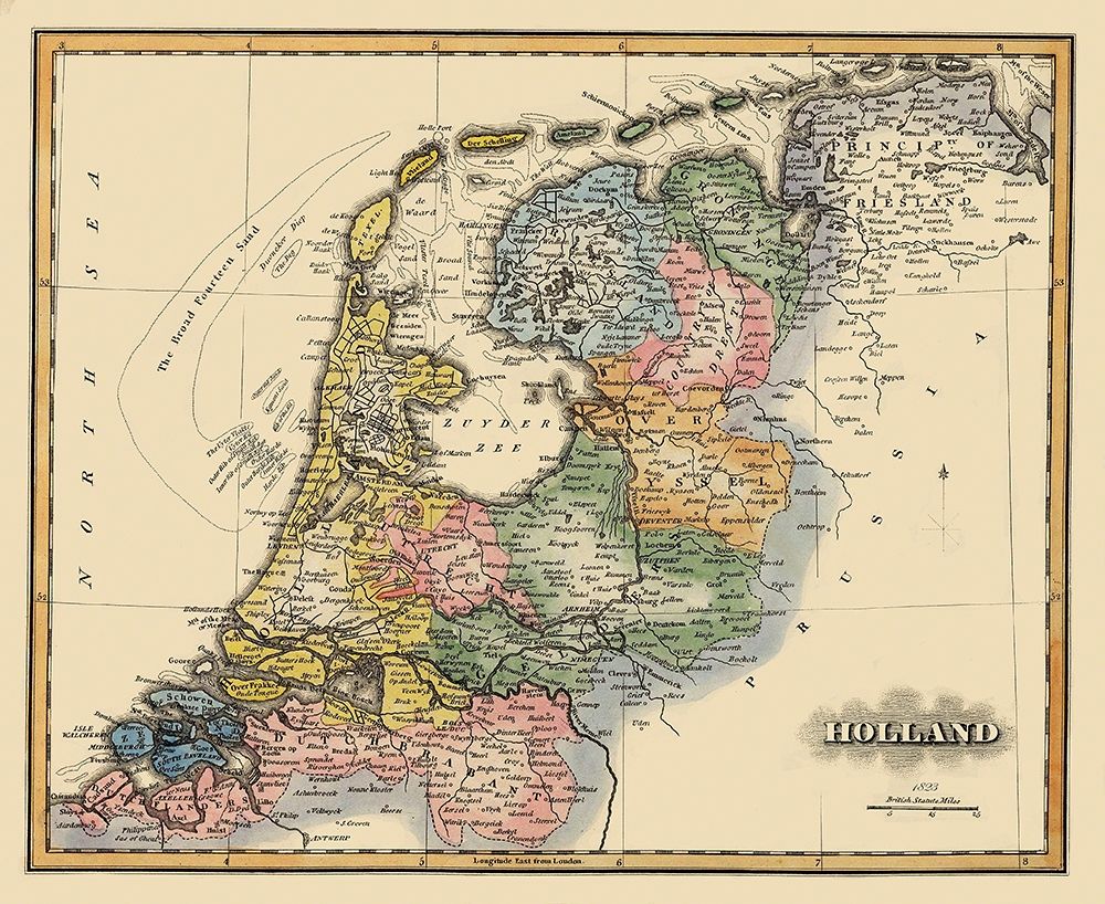 Holland Netherlands - Lucas 1823 art print by Lucas for $57.95 CAD