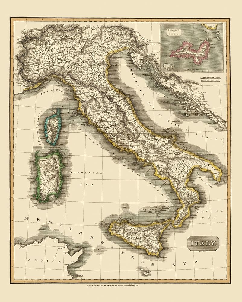 Italy - Thomson 1814 art print by Thomson for $57.95 CAD