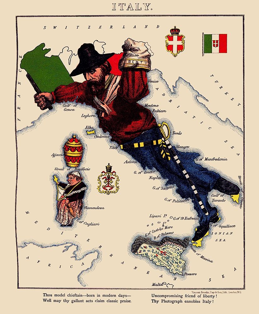 Italy - Lancaster 1869 art print by Lancaster for $57.95 CAD