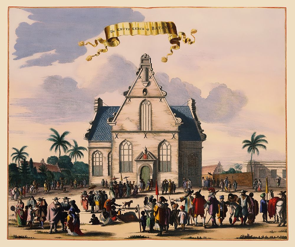 Jakarta Indonesia Picture Asia - Nieuhoff 1682 art print by Nieuhoff for $57.95 CAD