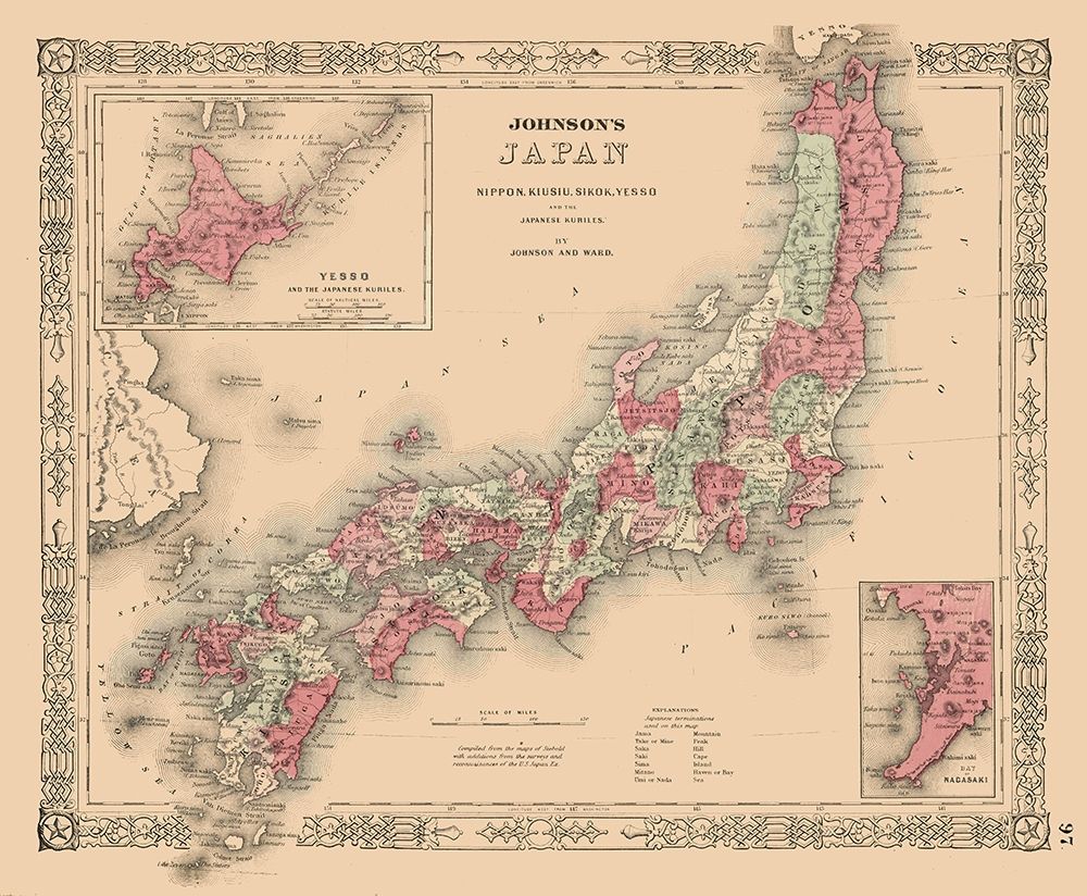 Japan - Johnson 1864 art print by Johnson for $57.95 CAD
