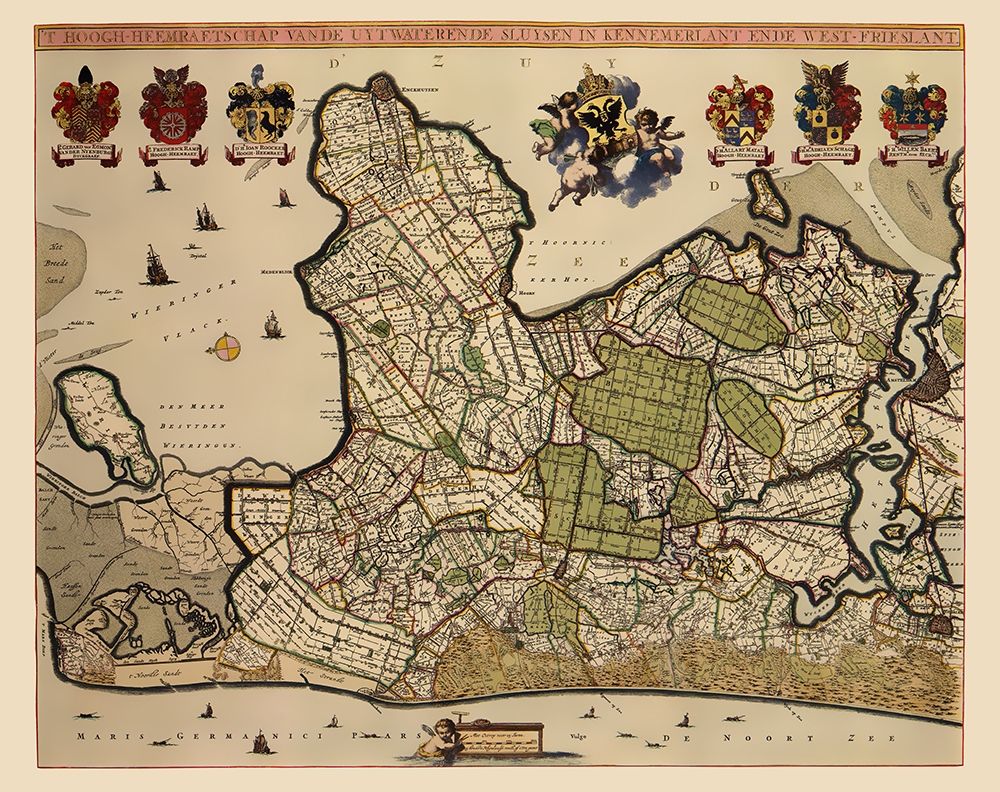 Kennemerland West Friesland Netherlands - Dou 1682 art print by Dou for $57.95 CAD