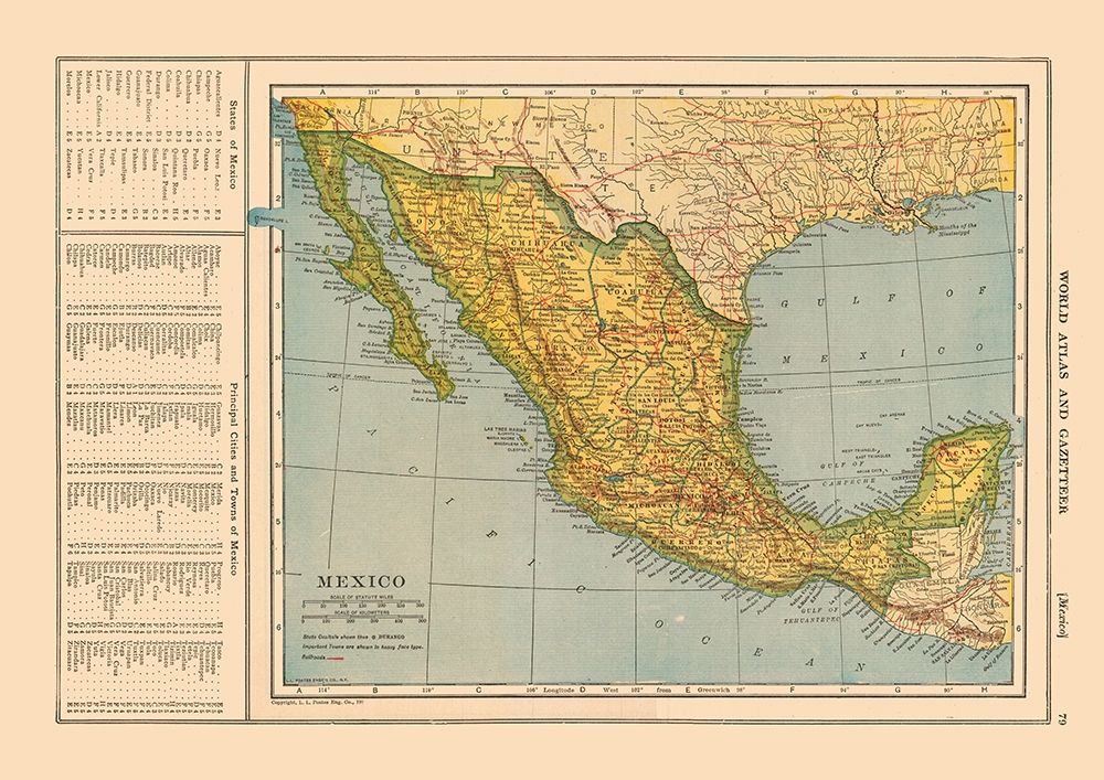 Mexico - Reynold 1921 art print by Reynold for $57.95 CAD
