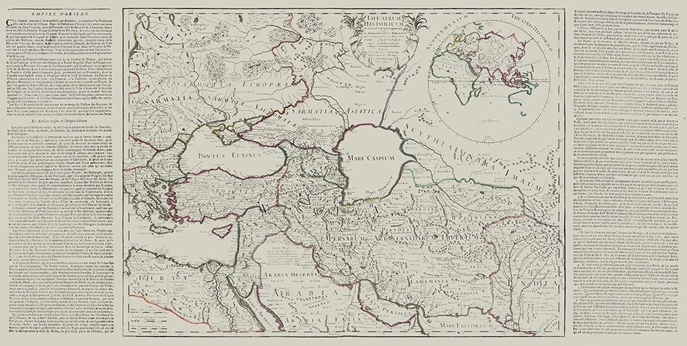 Eastern Europe Middle East - De Lisle 1731 art print by De L isle for $57.95 CAD