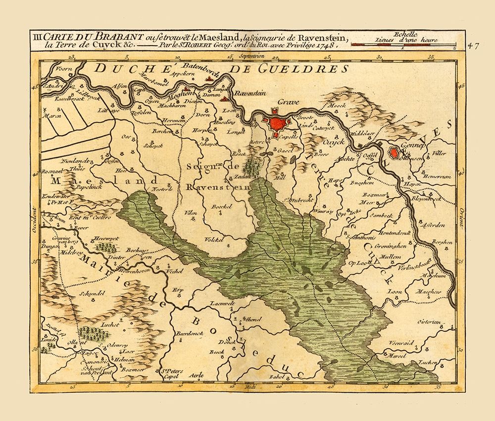 Brabant Province Netherlands - Robert 1748  art print by Robert for $57.95 CAD