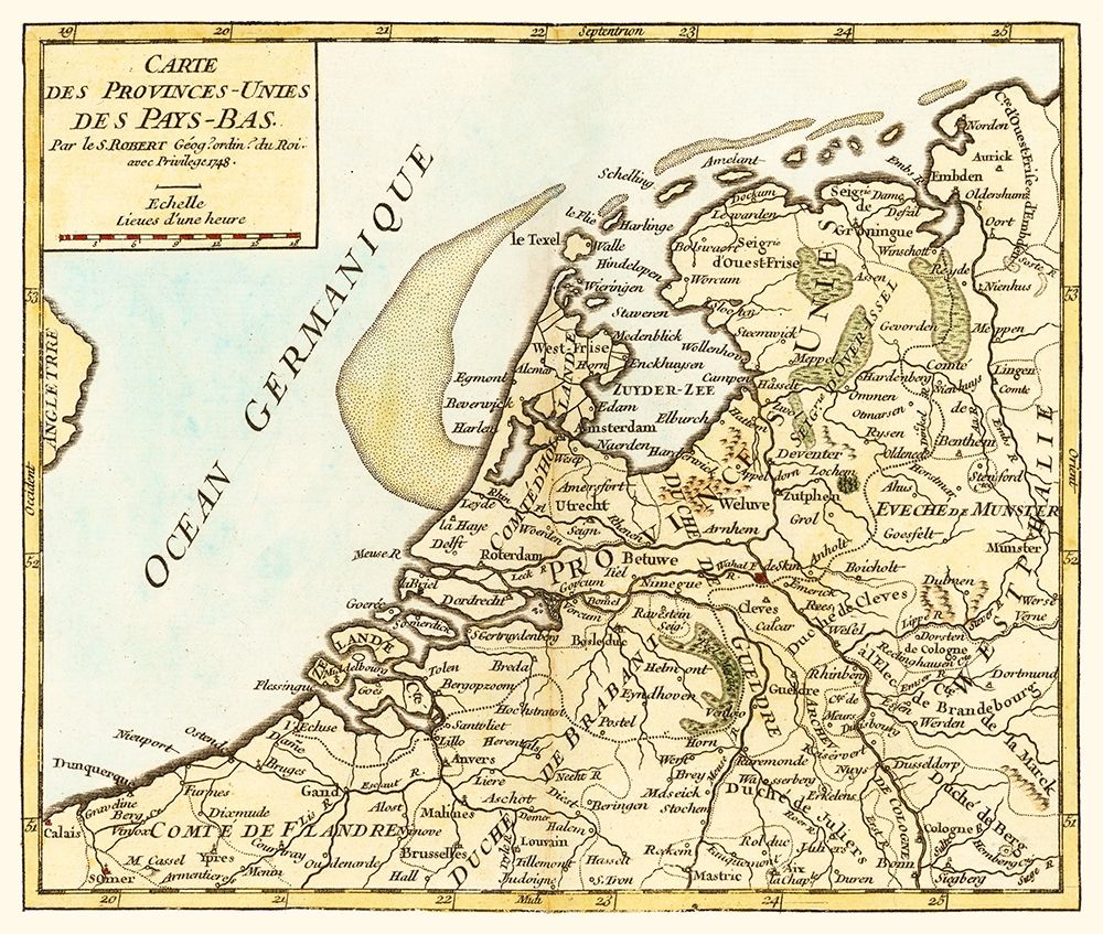 Netherlands - Robert 1748  art print by Robert for $57.95 CAD