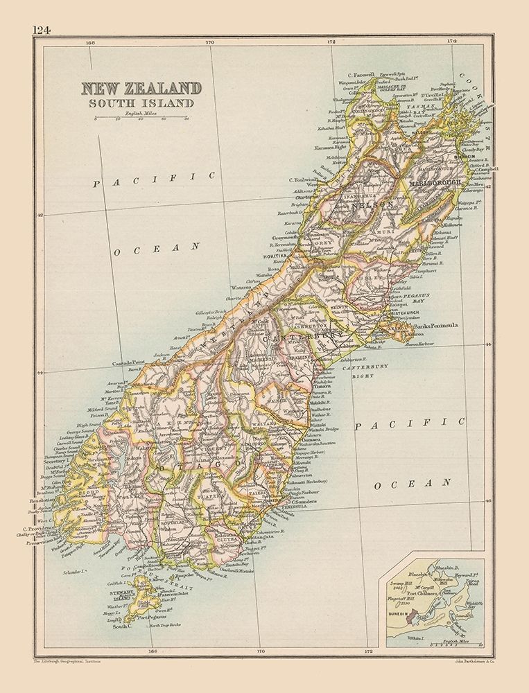 South Island New Zealand Oceania - Bartholomew art print by Bartholomew for $57.95 CAD